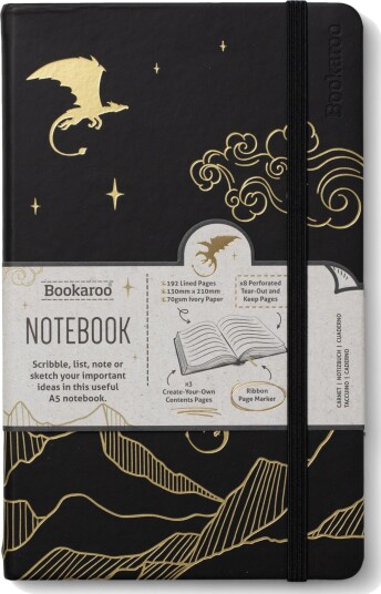 Notatbok Bookaroo A5 drage Notatbok Bookaroo A5 drage