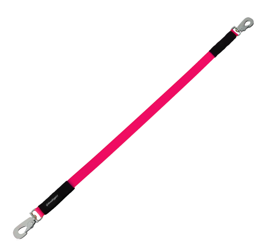 Grännakopplet Belt leash 65cm Neon pink 