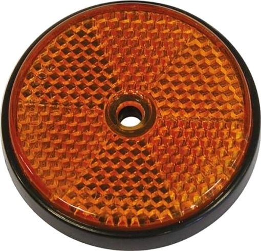 Refleks Rund Gul Diameter 68Mm 2Stk