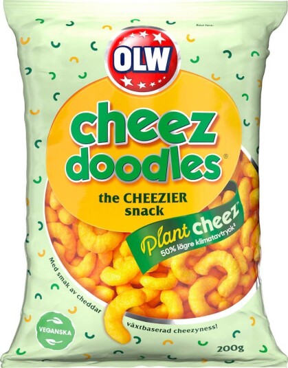 OLW Cheez Doodles Vegan 200g OLW Cheez Doodles Vegan 200g