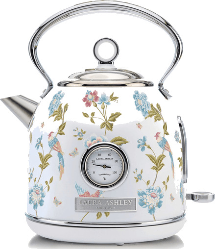 Laura Ashley Dome 1,7L Elektrisk Vannkoker Elveden Hvit