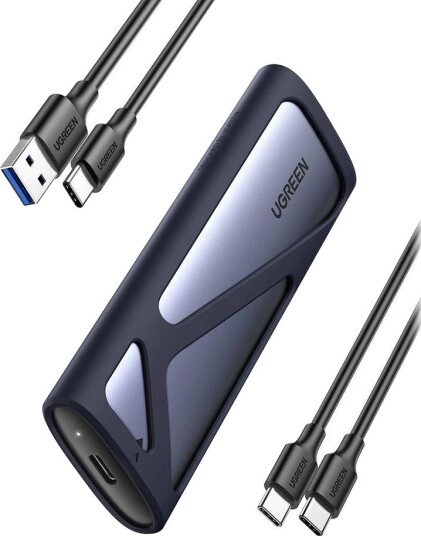 Ugreen CM400 Harddiskkabinett M.2 PCIe NVMe SATA USB-C Ugreen CM400 Harddiskkabinett M.2 PCIe NVMe SATA USB-C