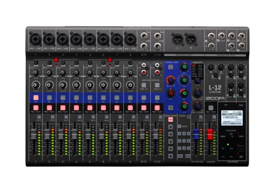 Zoom LiveTrak L-12 Card Bundle