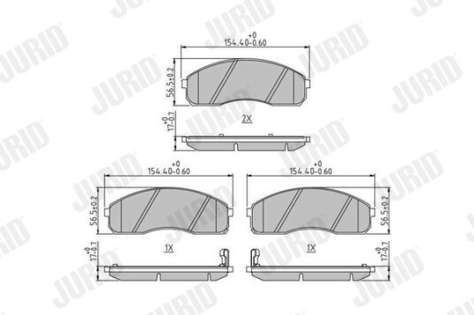 Bremseklosser JURID 572532J