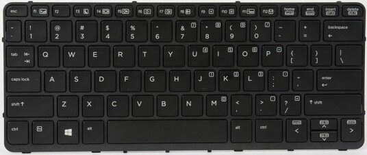 HP Keyboard Backlit (Turkish)