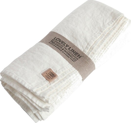 Lovely Linen Duk Lovely i vasket lin Hvit Lovely Linen Duk Lovely i vasket lin Hvit