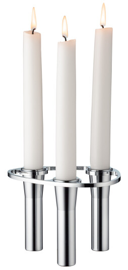 Curve ljusstake Chrome Base