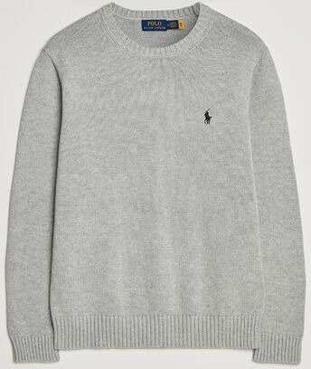 Polo Ralph Lauren Cotton Crew Neck Sweater Andover Heather