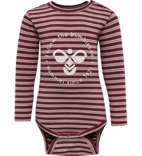 Hummel Body I/e hmlKayla Chocolate Trøffel 3 år 98 Langermet Body Rosa