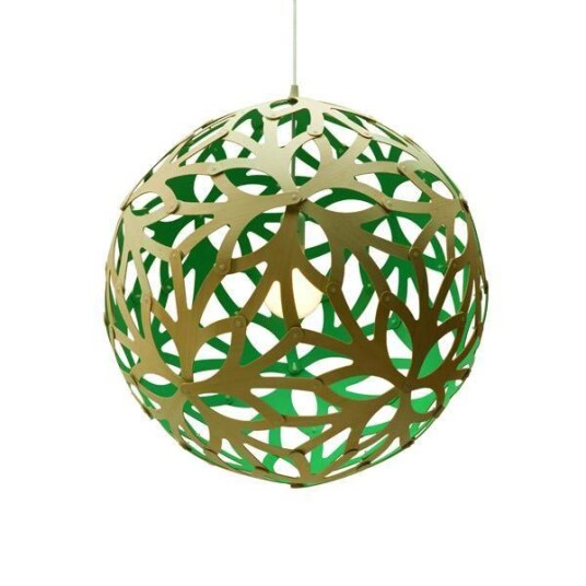 David Trubridge Floral Ø60 Aqua Taklampe David Trubridge Floral Ø60 Aqua Taklampe