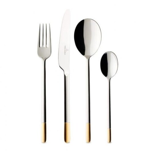 Villeroy & Boch Ella partially gold plated Bestikk sett 24stk Villeroy & Boch Ella partially gold plated Bestikk sett 24stk