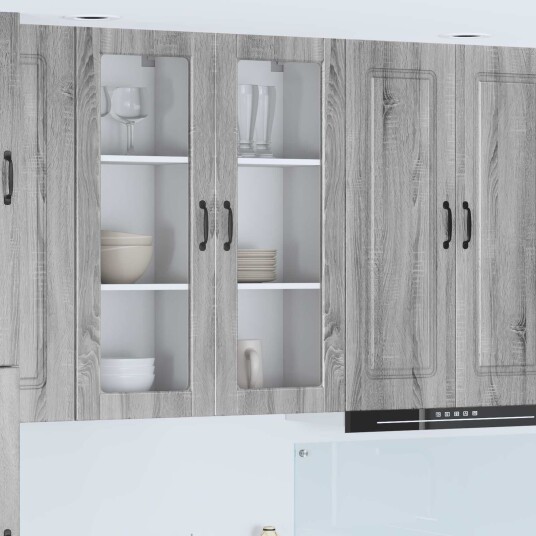 Kjøkken veggskap Grå Sonoma 40 x 31 x 100 cm Konstruert tre Kjøkken veggskap Grå Sonoma 40 x 31 x 100 cm Konstruert tre