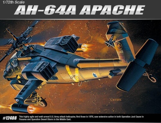 Academy 1/72 IDF AH-64A Apache