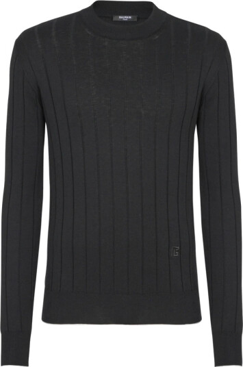 Balmain Herre Strikkevarer Svart XL,
