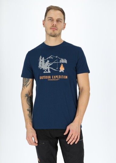 Swedemount Forest Tee Blue Fisherman 4xl T-Shirts