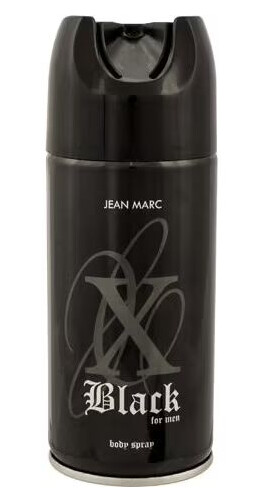 JEAN MARC X Black For Men BODY SPRAY 150ml