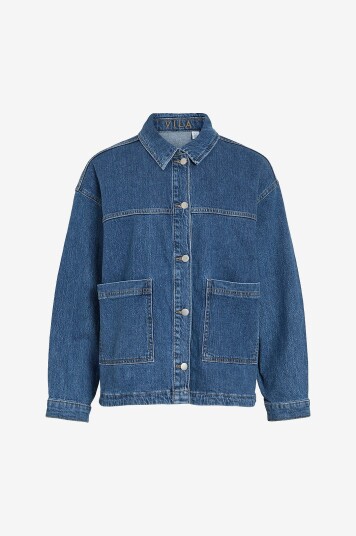 Vila Denim jakke viJaf L/s Denim Jacket Blå