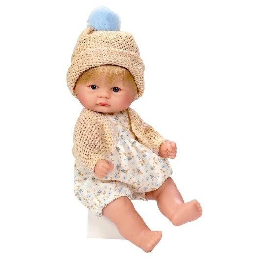 Asi Bomboncin Babydukke Med Blondt Hår 20 Cm Beige Gutt