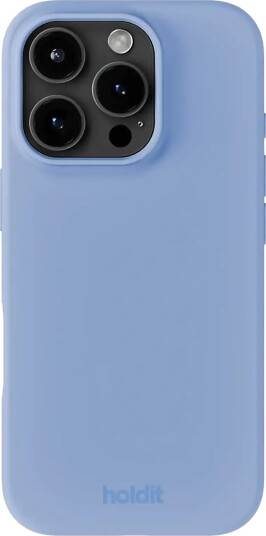 Holdit Silicone Case iPhone 16 Pro Max Blue