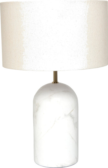 ENKEL LIVING Flair Table Lamp White Marble - White - H49CM ENKEL LIVING Flair Table Lamp White Marble - White - H49CM
