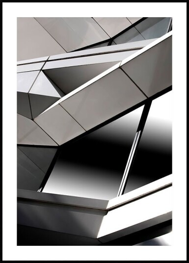 White Facade Plakat Plakat / 21x30cm