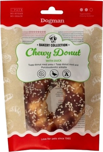 Dogman Bakery Collection Tugg Donut Med Anka 10 cm 10 cm
