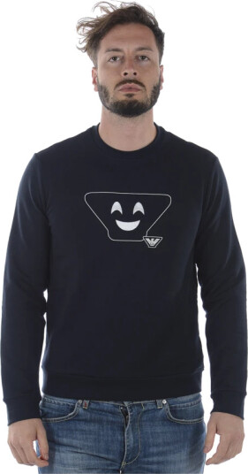 Emporio Armani Herre Gensere & Hettegensere Blå M, Emporio Armani Herre Gensere & Hettegensere Blå M,