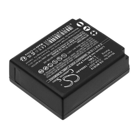 Panasonic Lumix DMC-TZ4S batteri (1000 mAh 3.7 V) Panasonic Lumix DMC-TZ4S batteri (1000 mAh 3.7 V)