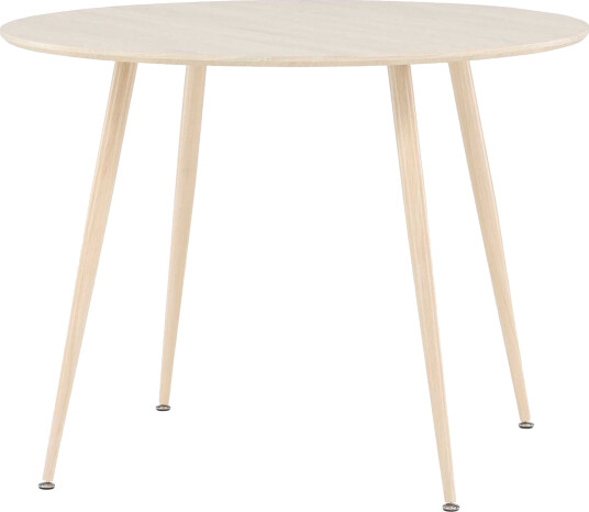 Venture Design Plaza spisebord Whitewash 100 cm Hvit Venture Design Plaza spisebord Whitewash 100 cm Hvit