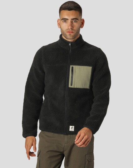 Fat Moose Hugh Fleece Jacket Svart