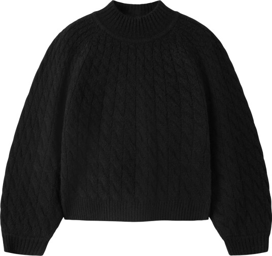 Name It Genser   Strikk   NkfNadalie   Svart   Name It   13 14 år (158 164)   Genser