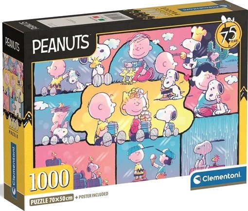 Clementoni Puzzle HQC Peanuts 2 1000 pieces 2D Puslespill