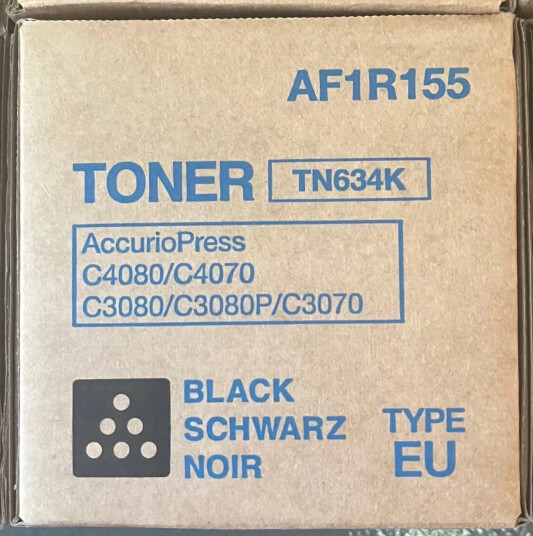 Konica Minolta Toner TN-634K Sort (66.500 sider) Original Konica Minolta Toner TN-634K Sort (66.500 sider) Original
