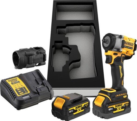 Dewalt Muttertrekker Med Batteri Og Lader Modell DCF923P2G QW