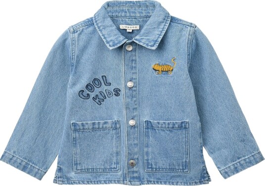 Liewood Kinsley Placement Denim Overshirt Blue 92