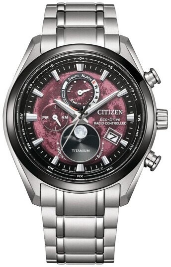 Citizen Herreklokke BY1018 80X Tsuki yomi Tsuki yomi Rød/Titan Ø42