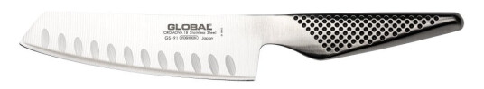 Global GS-91 grønnsakskniv olivenslipt 14 cm rustfritt stål