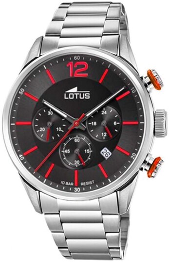 Lotus Herreklokke 18688/6 Chrono Grå/Stål Ø43 mm
