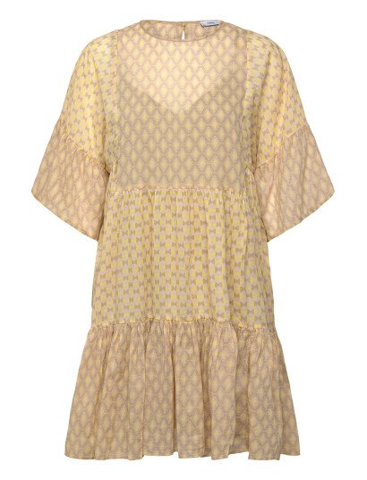 Closed Tennieblouse Strong Mustard Multi/patterned S