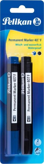 Pelikan Permanent Marker 2pk Svart