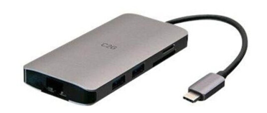 C2G USB-C Mini Dock with HDMI 2x USB-A Ethernet SD Card Reader and USB-C Power Delivery up to 100W - 4K 30Hz - docking station - USB-C / Thunderbolt 3 - HDMI - GigE