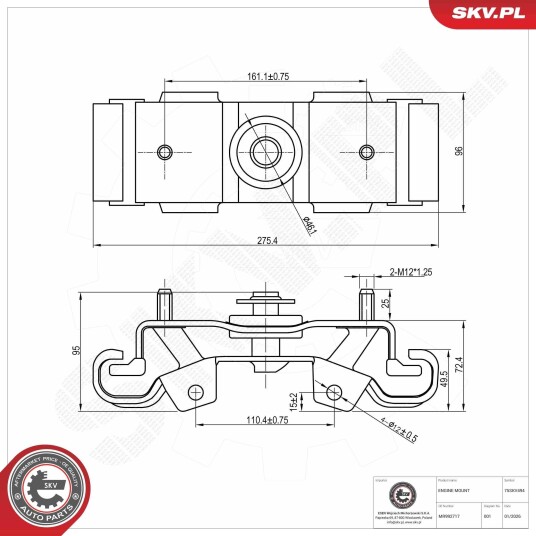 ESEN SKV 75SKV494 Motorfeste