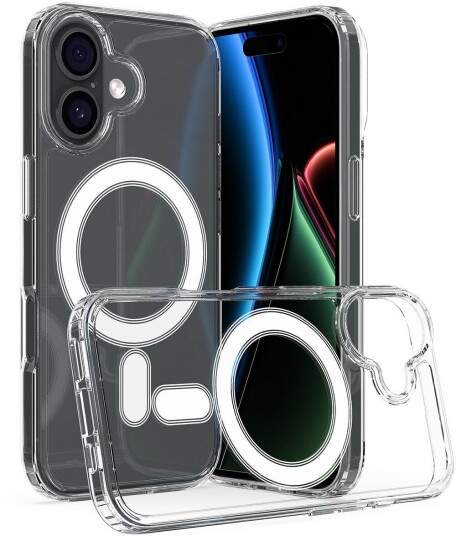 EIDERWOOD iPhone 17 Hybrid Plast Deksel MagSafe Kompatibel Gjennomsiktig