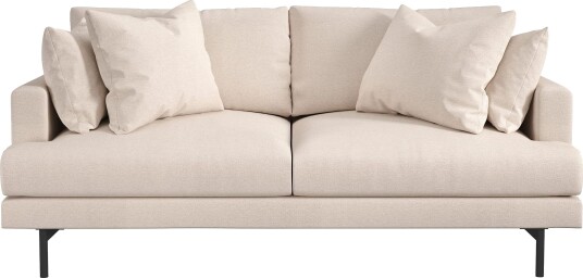 Menard 3 seters Dyp Stoffsofa 205 cm bred Beige