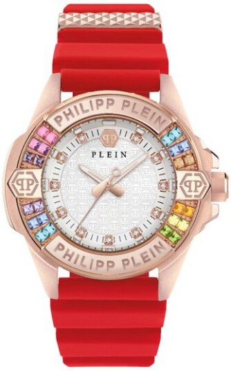Philipp Plein Dameklokke PWOFA0325 Majesty Sølvfarget/Rose gulltonet