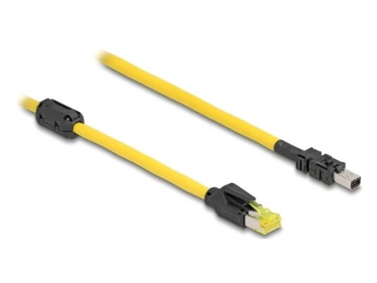 Delock 81250 1 M Cat6 Rj-45 8-Pin Terminal Block Svart Gul