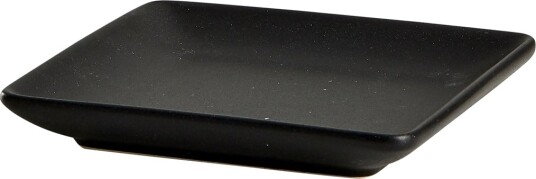 N.O.H TALLERKEN 13.4X13.4X1.8CM STENTØY SORT