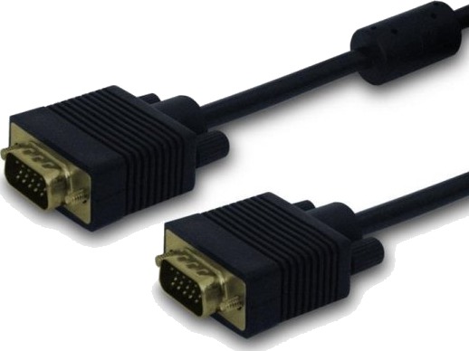 Savio Cl-29 1,8 M Vga D-Sub Vga D-Sub Hankjønn Hankjønn Svart
