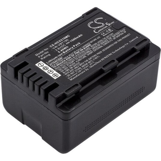 Panasonic HC-WXF1 batteri (1500 mAh 3.6 V, Sort)