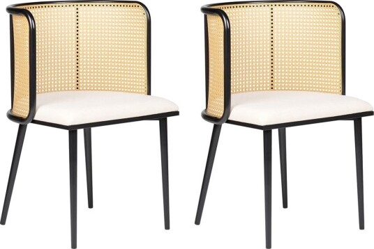 Sett med 2 spisestoler Kobuk -